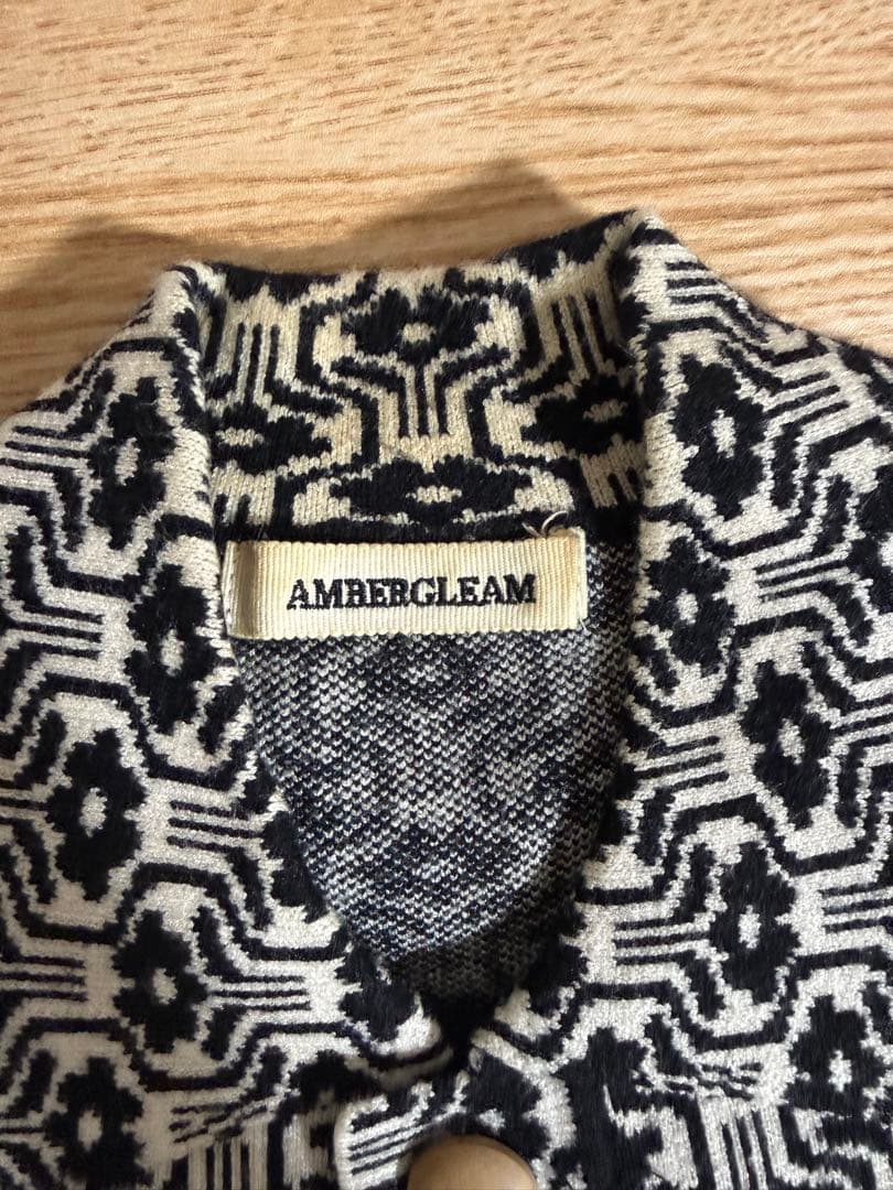 【AMBERGLEAM アンバーグリーム】ニットジャケット /S