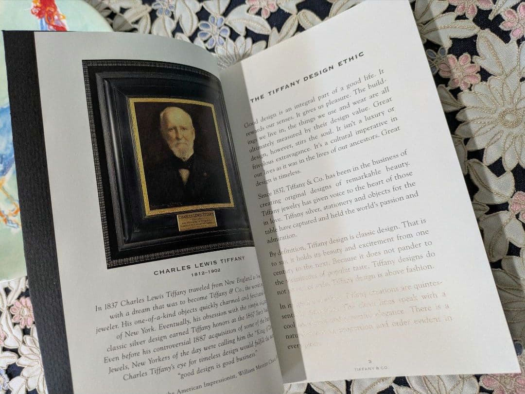 【未使用】ティファニー　ルースターズ　サラダプレート　＊デザインブック