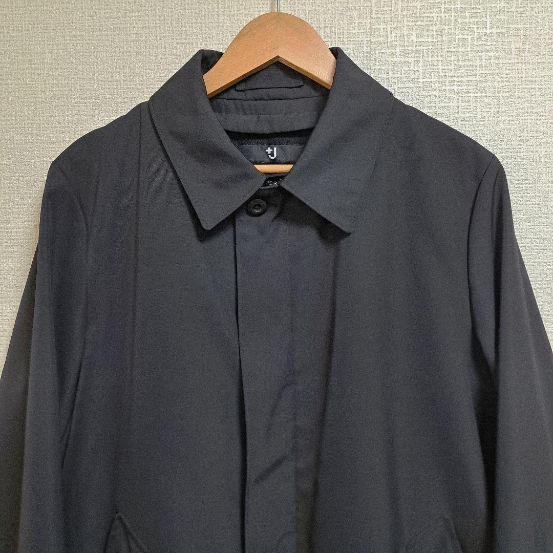 【レア早い者勝ち】ユニクロ+J ステンカラーコート 黒M