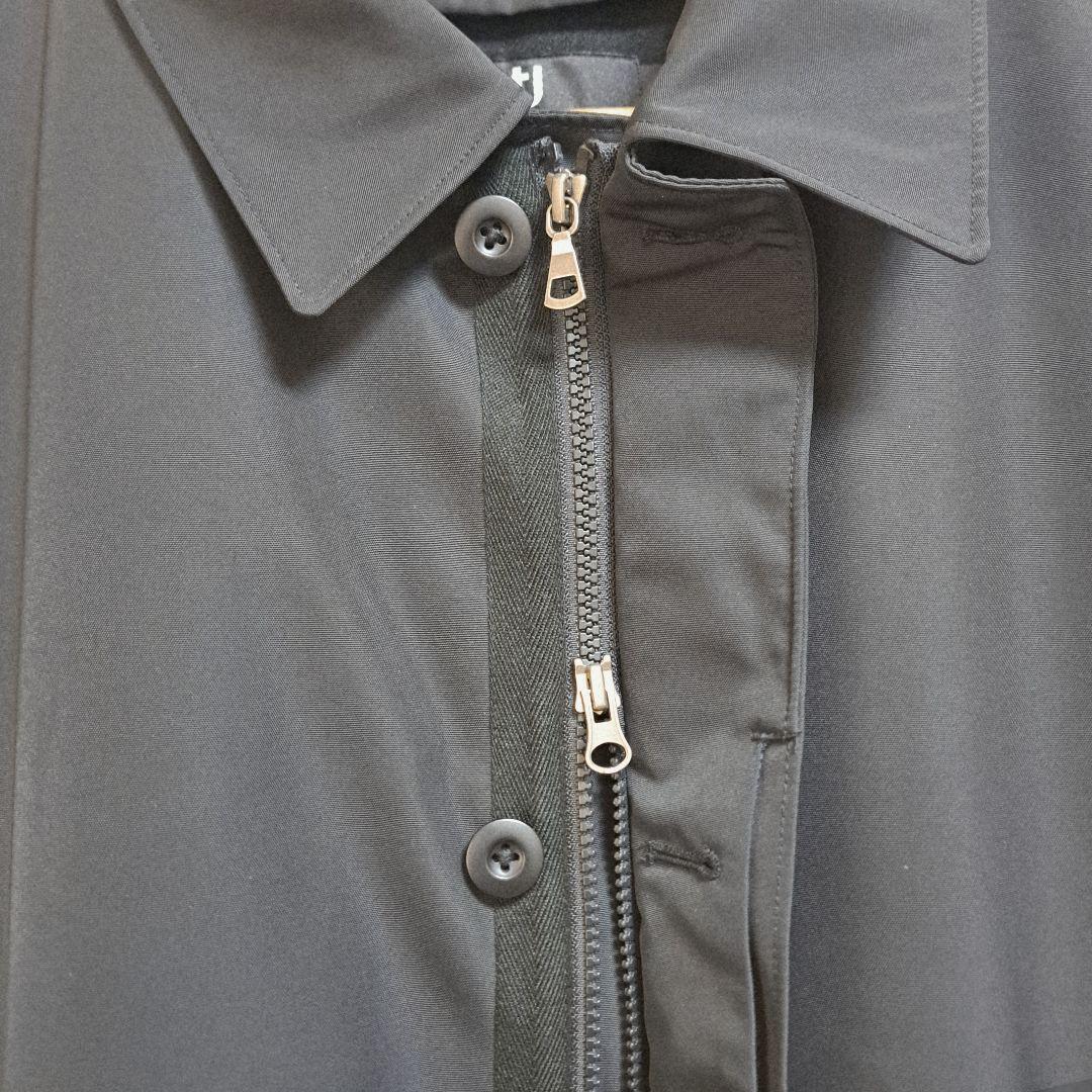 【レア早い者勝ち】ユニクロ+J ステンカラーコート 黒M