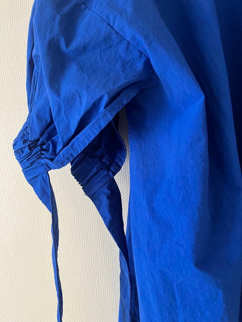 最終お値下げ⭐︎ENFOLD⭐︎ GATHER-SLEEVE BLOUSE ブルー