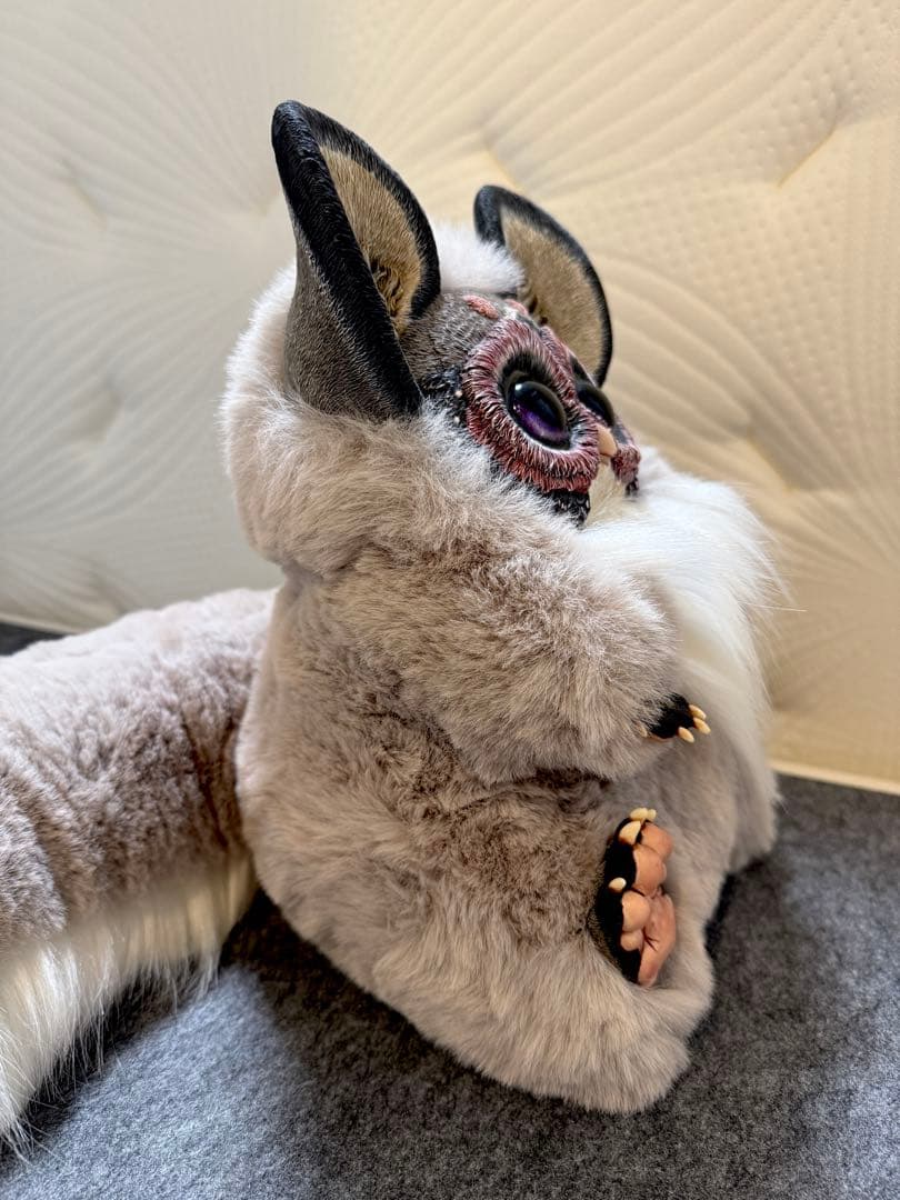 アートドール ハンドメイド 幻獣 海外作家 グリフィン フクロウ ぬいぐるみ