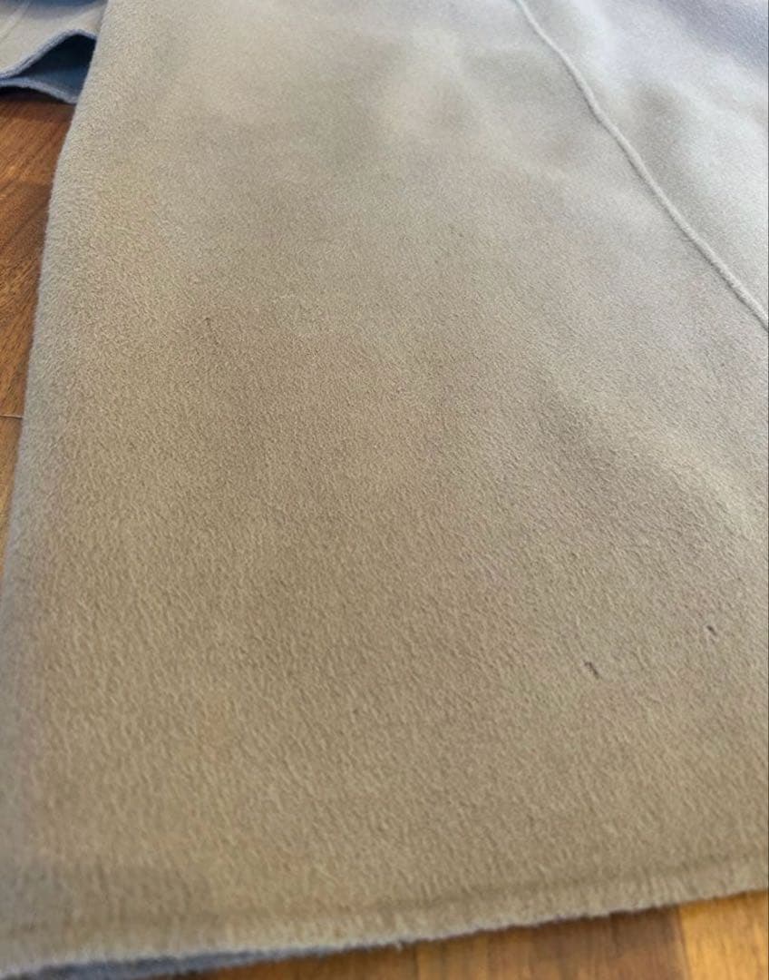 ドゥーズィエムクラス　ウールアンゴラリバーコート　ベージュ　ブラウン