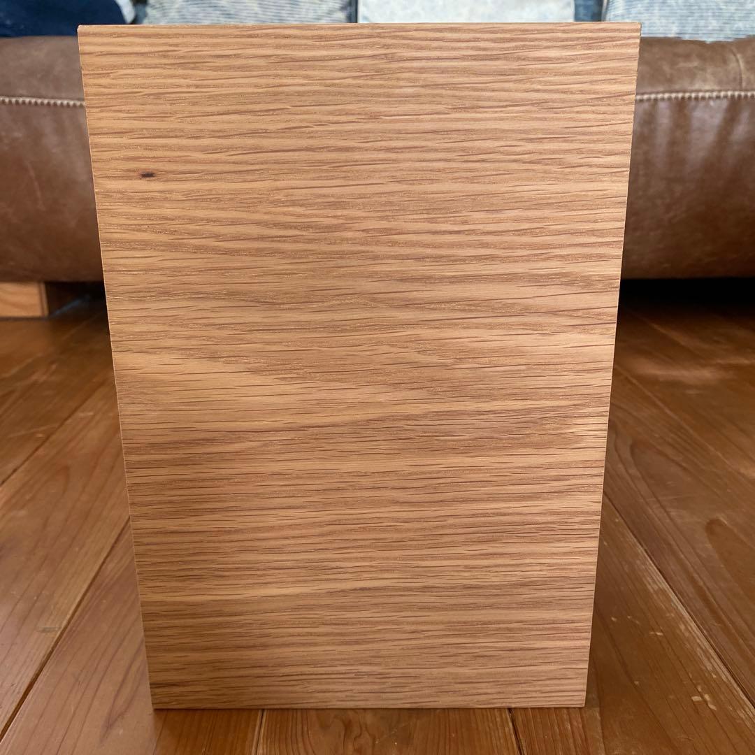 廃盤　希少　無印 スタッキングチェスト　オーク材　ハーフ　オープン　2つ