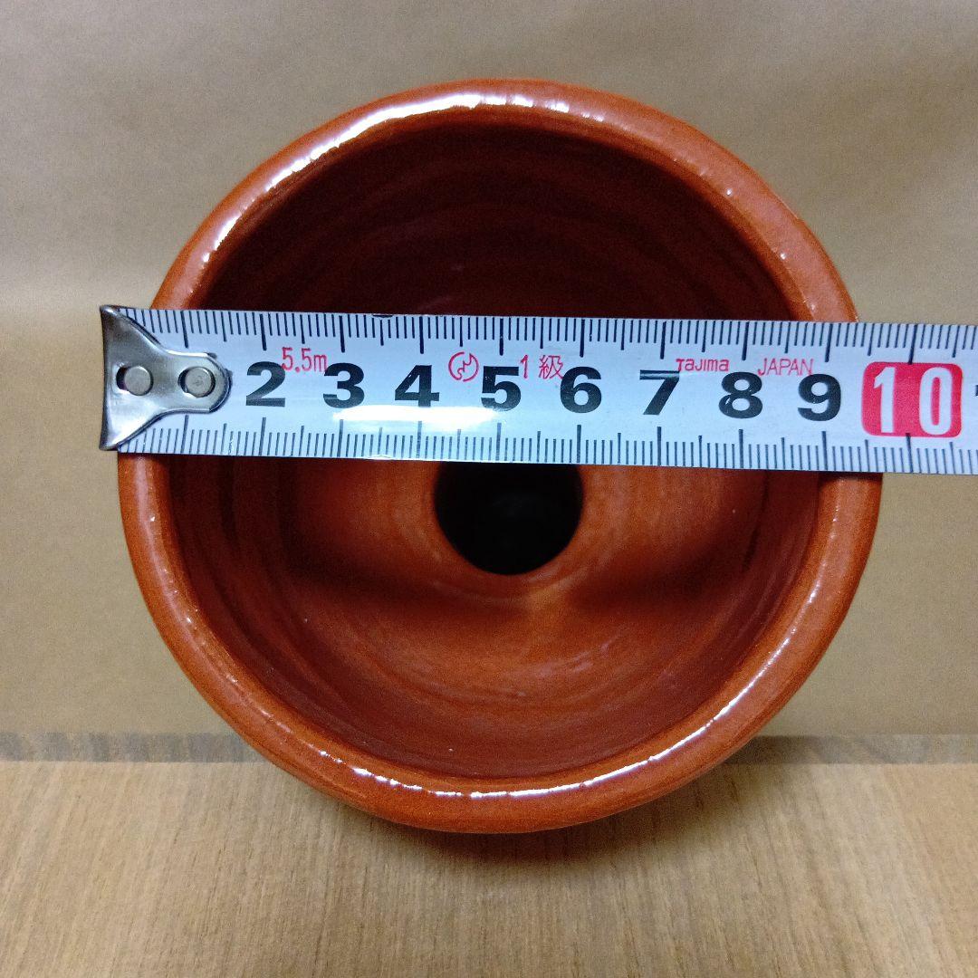 茶道具　赤鼓胴花入