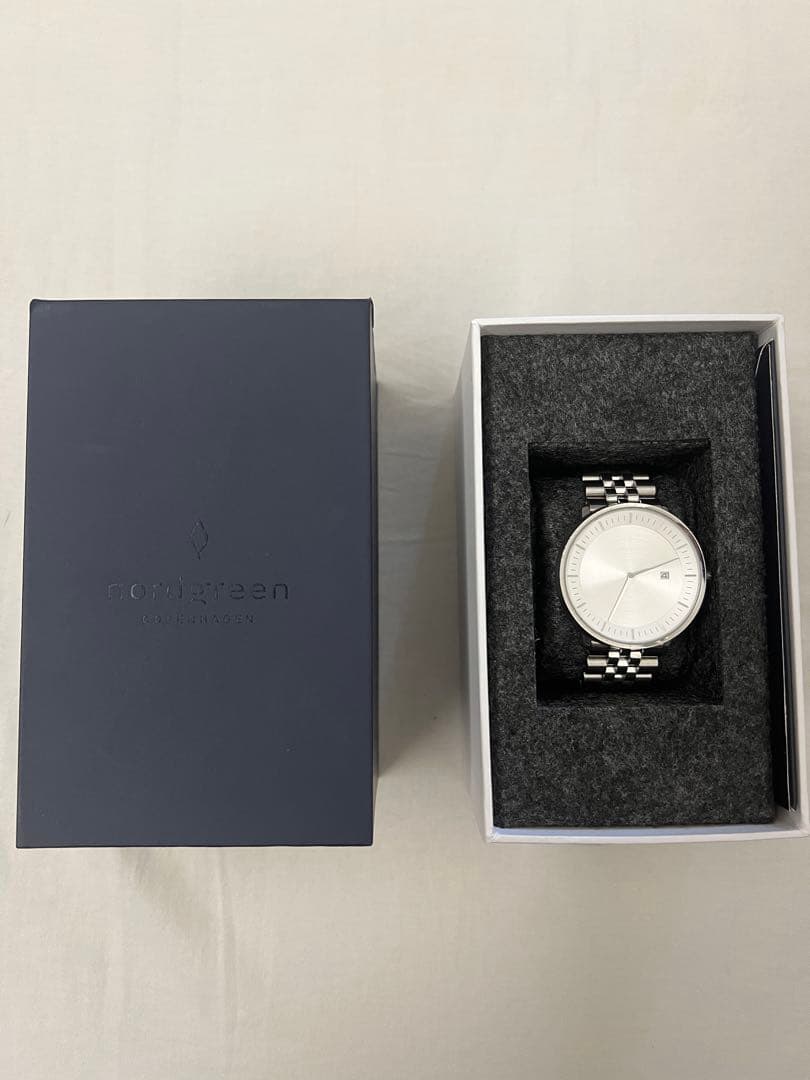 nord green philosopher腕時計　シルバー