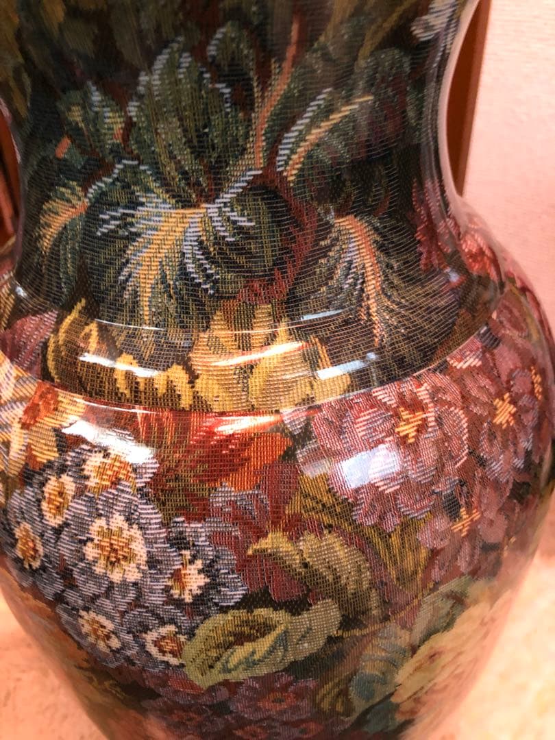 Italian Ceramic Vase 花瓶 磁器 イタリア製 約50cm