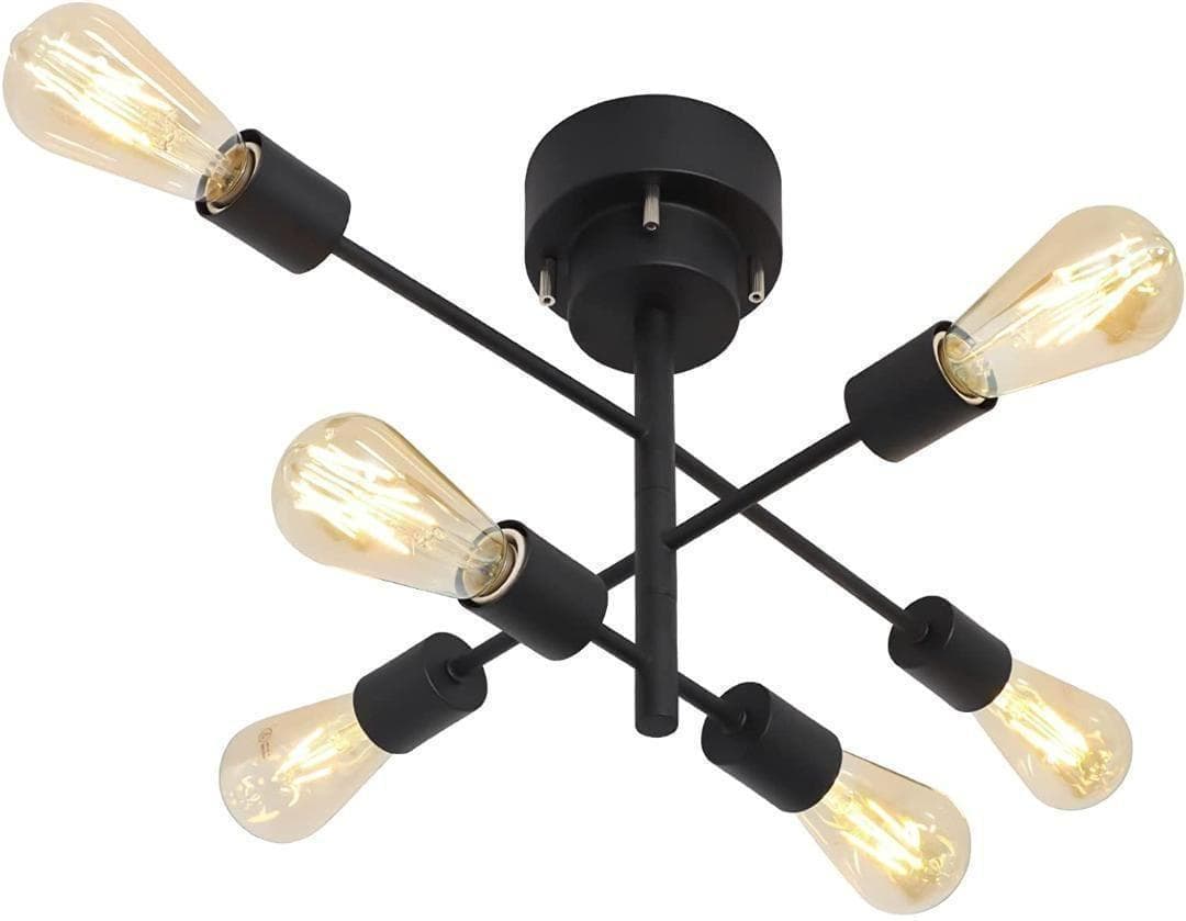 【M2232-96-65】6灯シーリングライト可動式シャンデリア