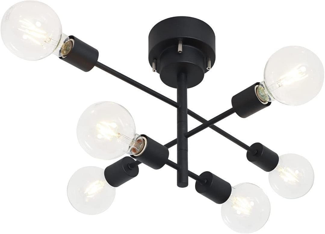 【M2232-96-65】6灯シーリングライト可動式シャンデリア