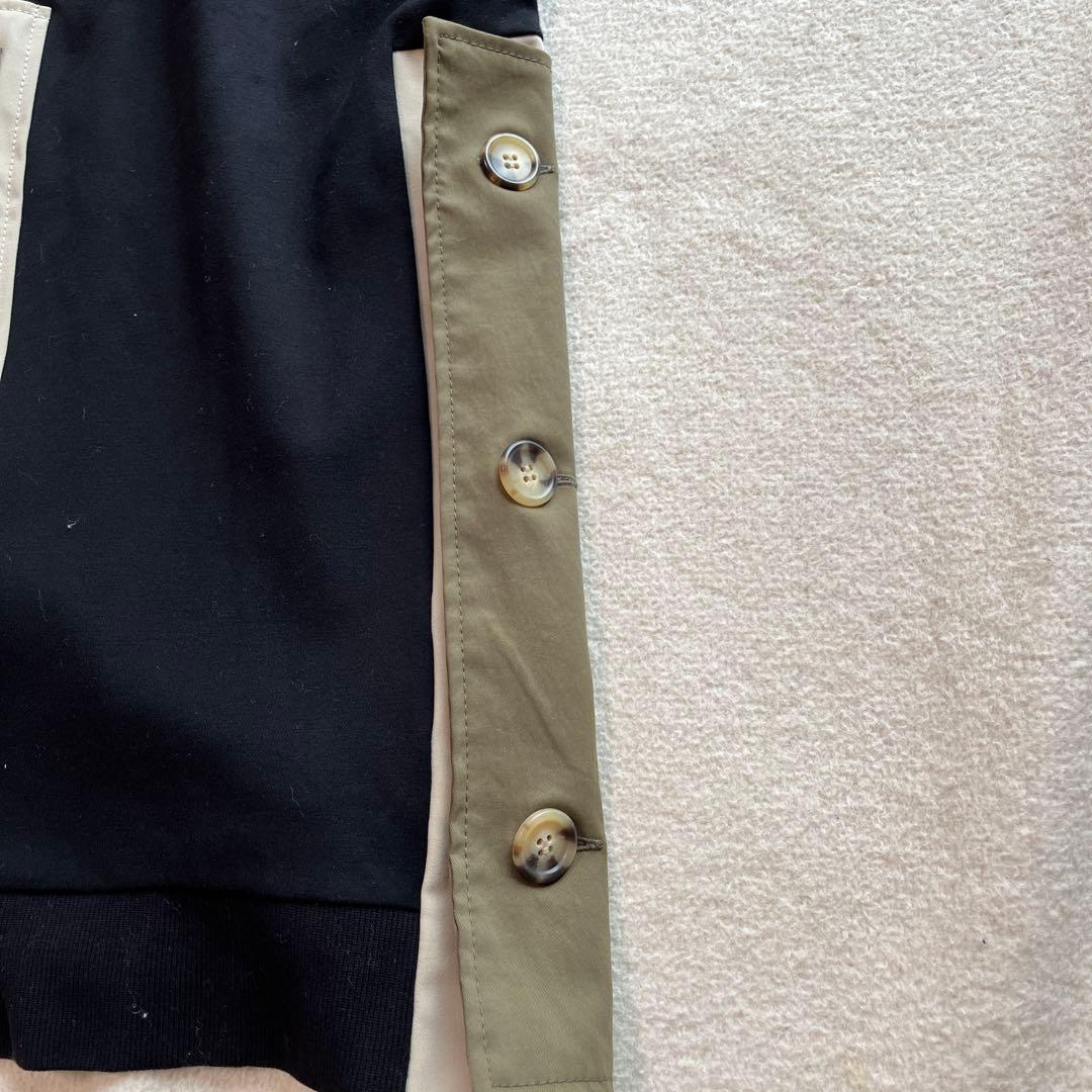 seeUN3D. アンスリード　パッチワーク　ドッキングニットロングスカー