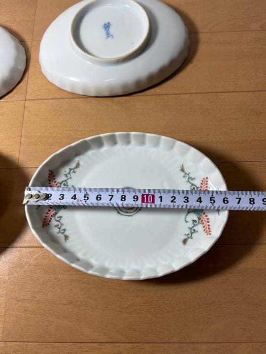 583 酒井田柿右衛門      皿　4客　時代物