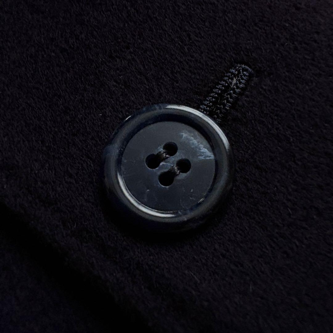 上質✨Oriental カシミヤチェスターロングコート 濃紺 メンズXL相当