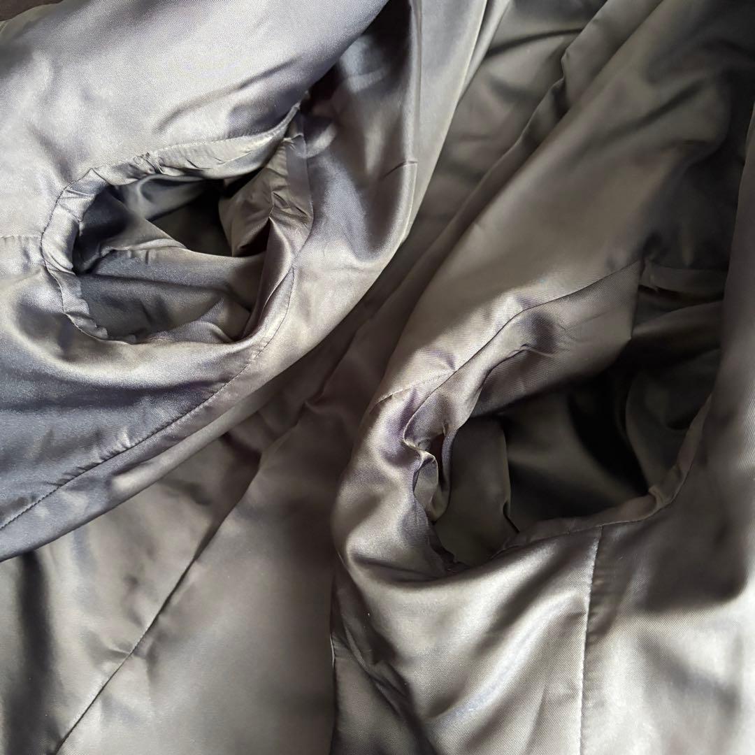 上質✨Oriental カシミヤチェスターロングコート 濃紺 メンズXL相当