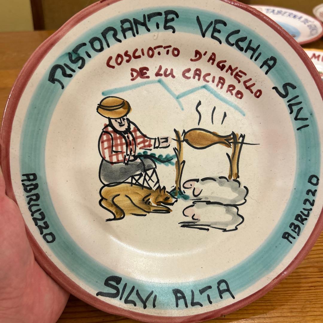 ブオンリコルド　BUON RICORDO 手描きイタリアンレストラン皿