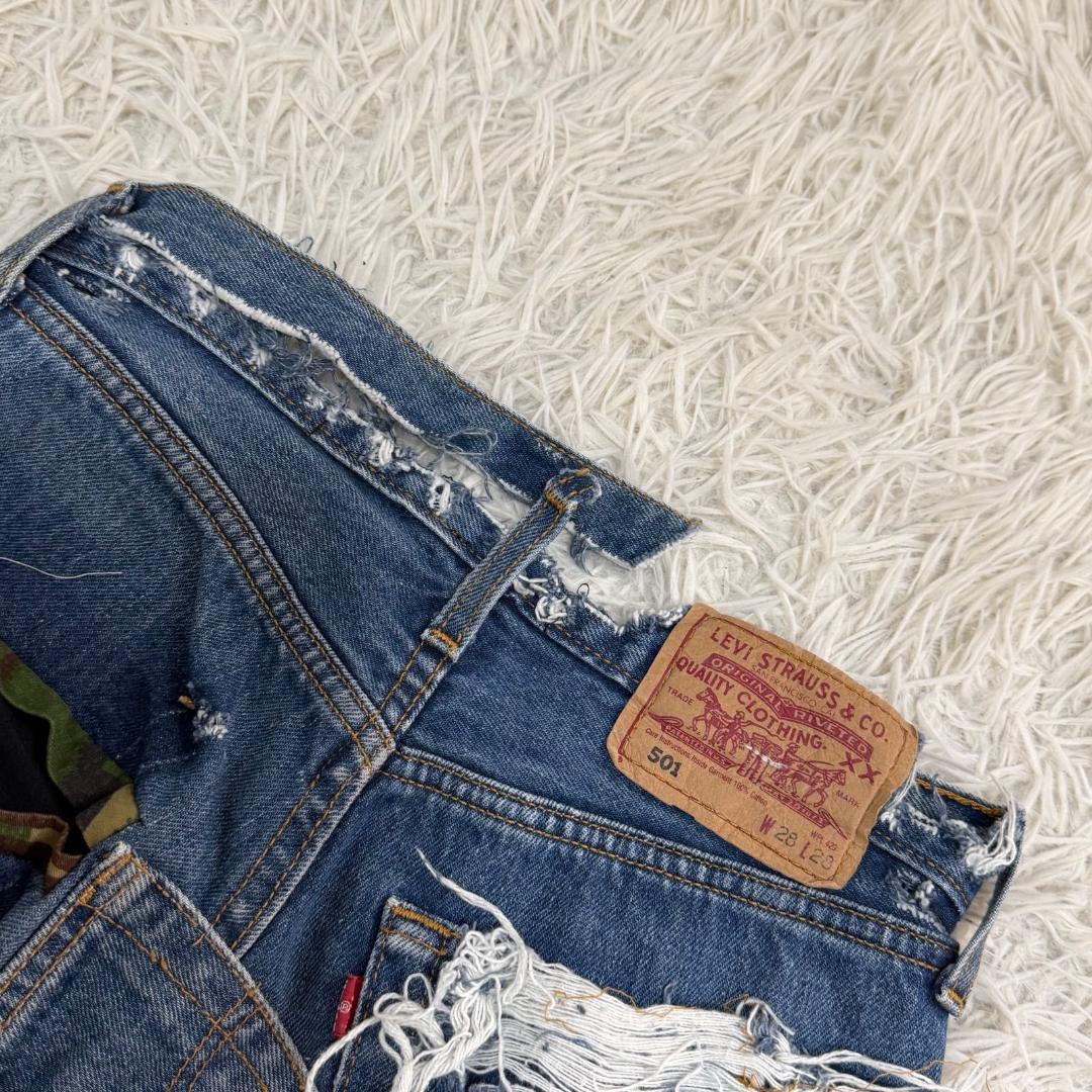 17116✨VINTI ANDREWS 再構築 リメイク ダメージ デニムパンツ