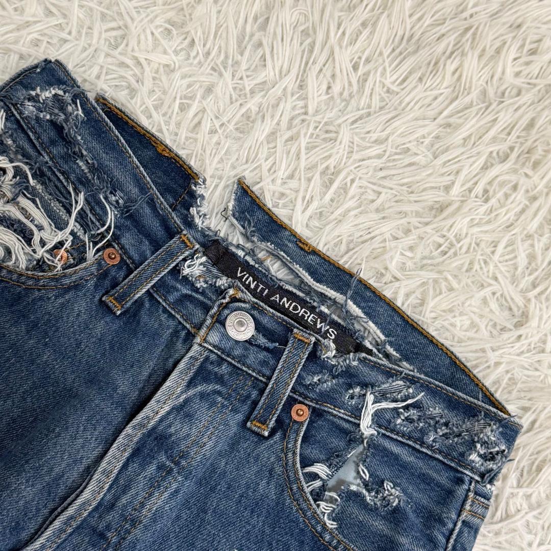 17116✨VINTI ANDREWS 再構築 リメイク ダメージ デニムパンツ