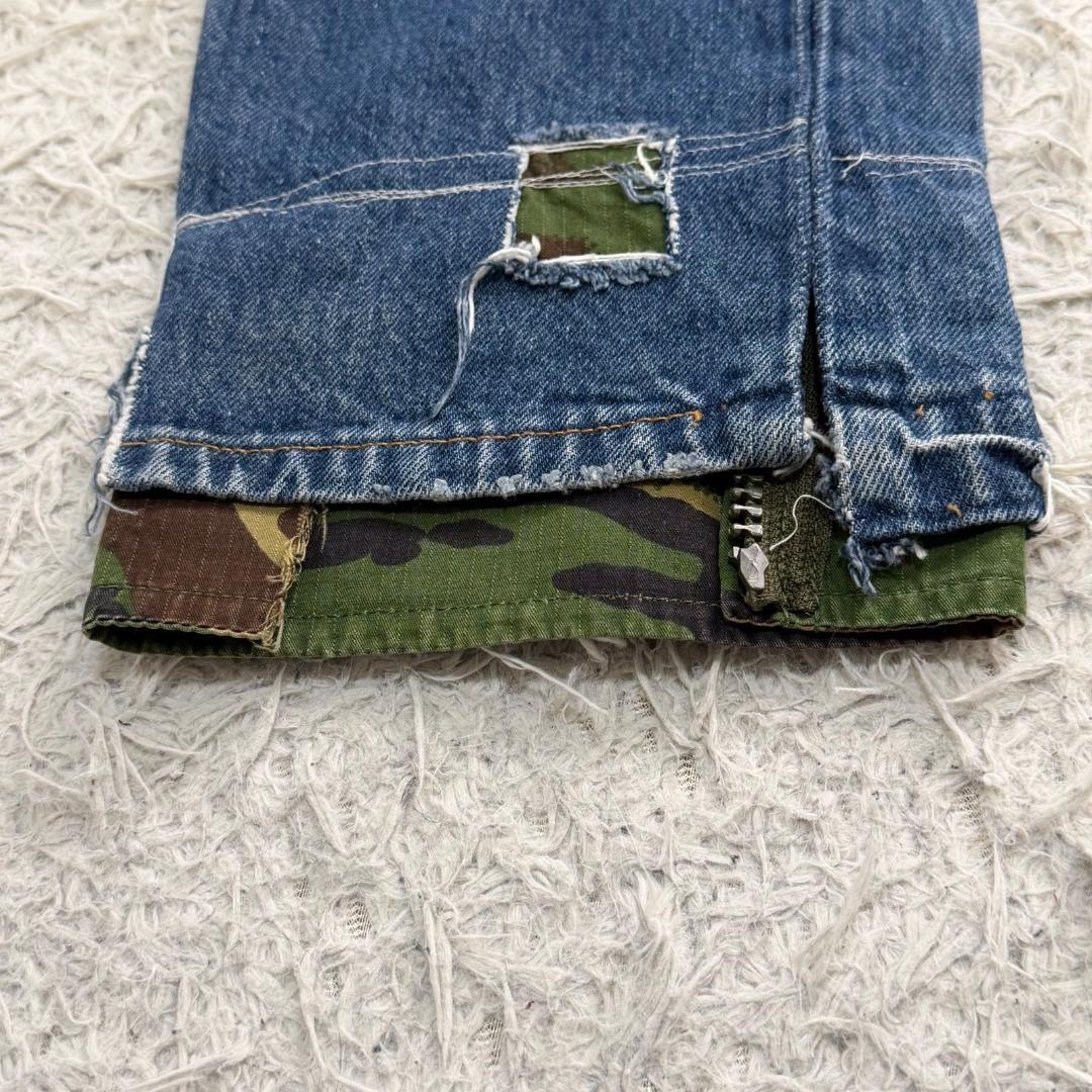 17116✨VINTI ANDREWS 再構築 リメイク ダメージ デニムパンツ