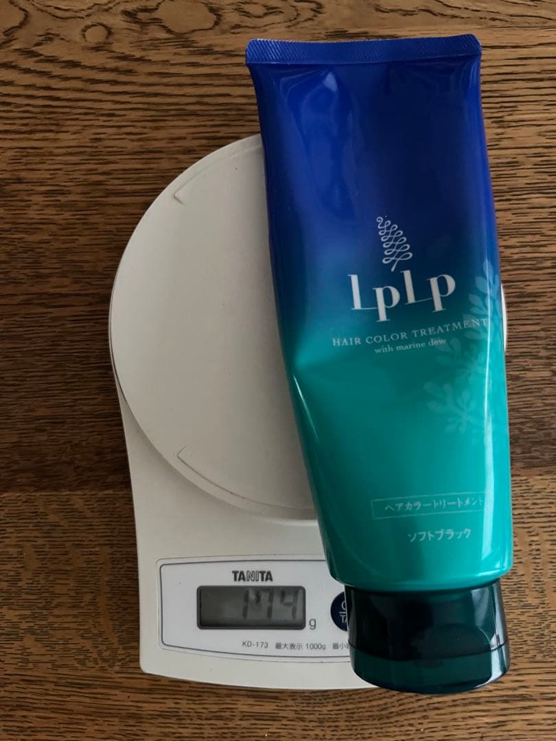 ルプルプ　ヘアカラートリートメント　ソフトブラック　LPLP