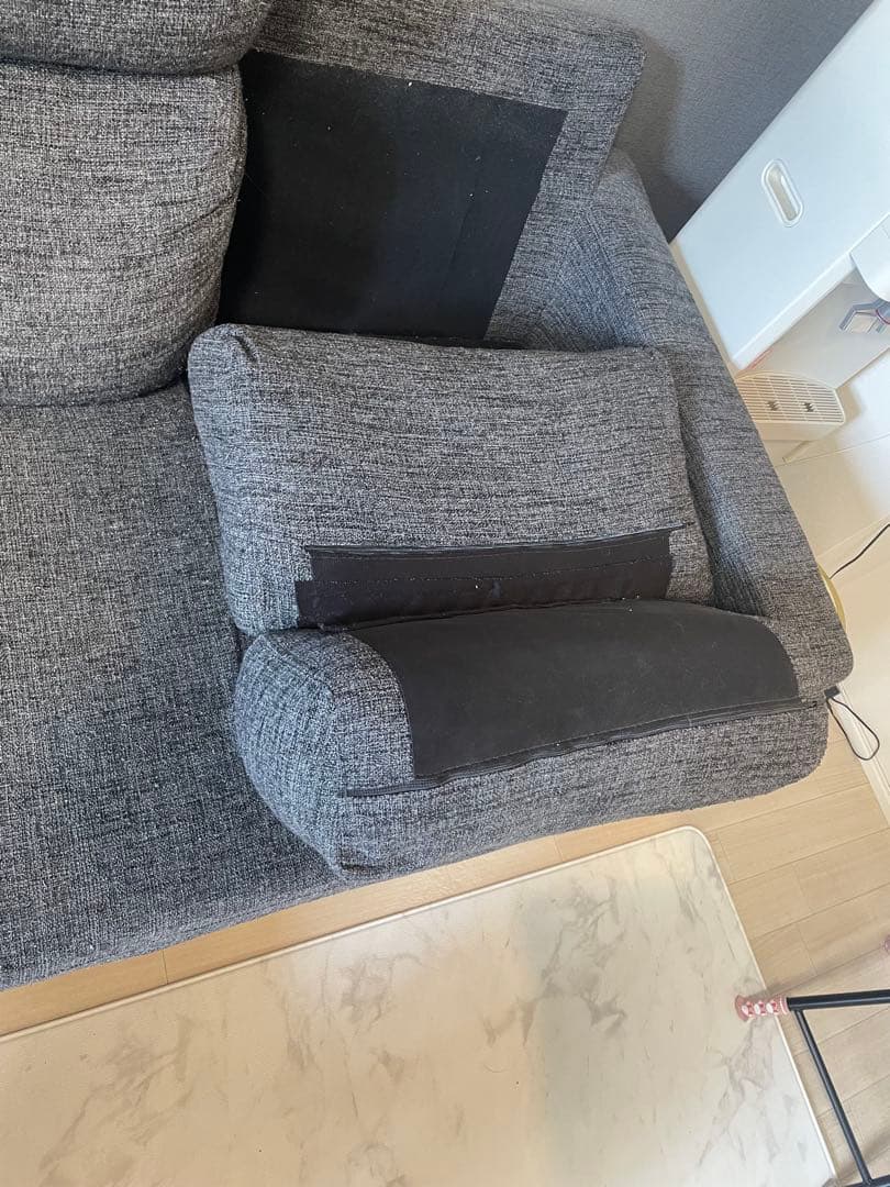 カウチソファー 【ソファ部分のみ】オットマン別売り