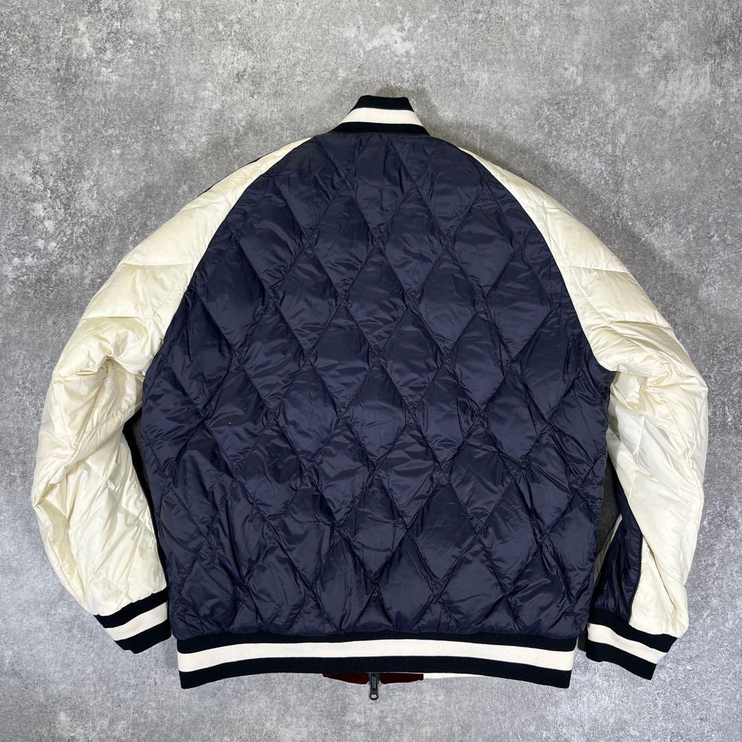 TAION スカジャン　虎　舞妓　別珍　リバーシブル　M キルティングダウン