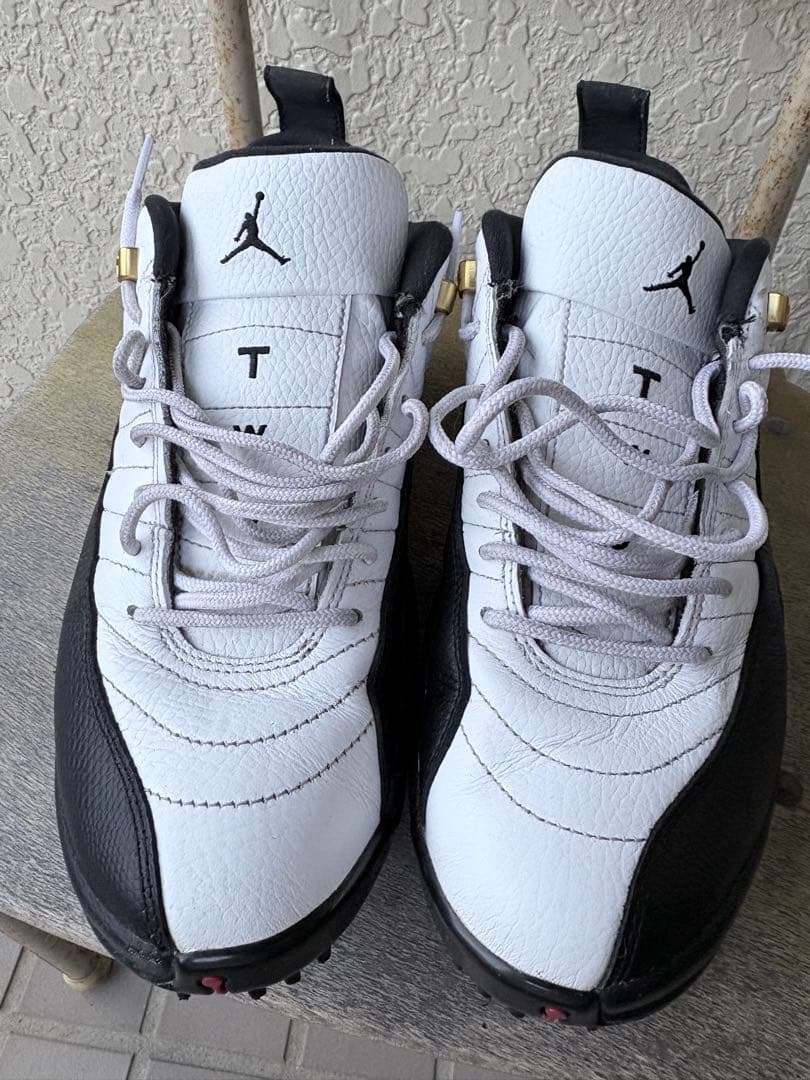 Air Jordan 12 Golf ホワイト/ブラック　26.5