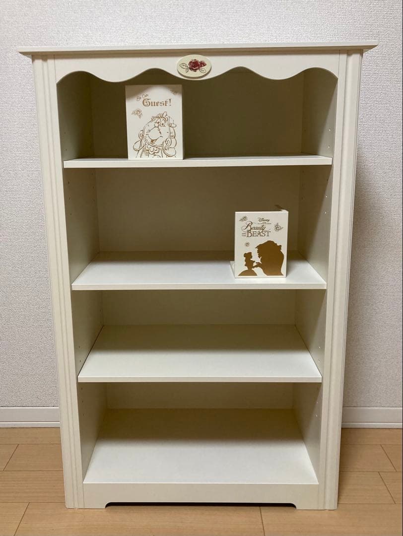 ベルメゾン 本棚風ラック ディズニー 美女と野獣
