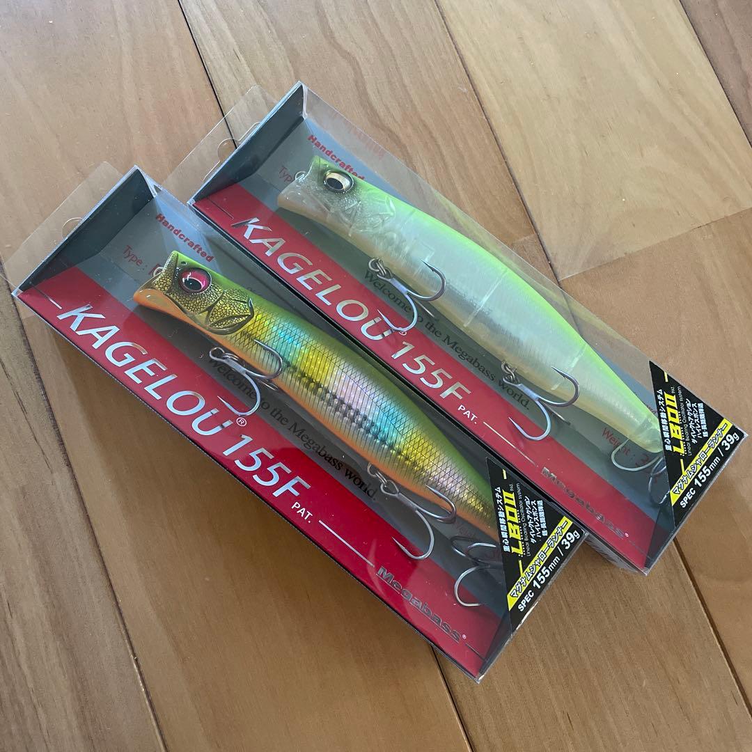 【新品】メガバス カゲロウ155F チャート系 2個セット