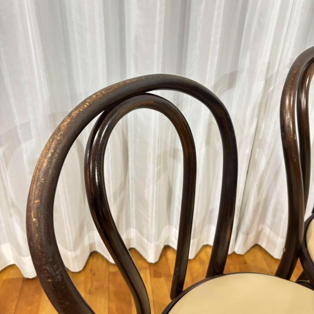 【名作曲げ木チェア✨】チェコ製ベントウッド 2脚セット ナチュラルモダン