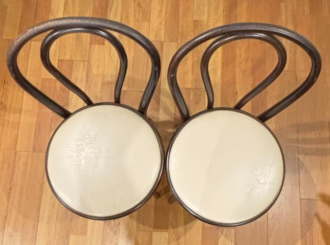 【名作曲げ木チェア✨】チェコ製ベントウッド 2脚セット ナチュラルモダン