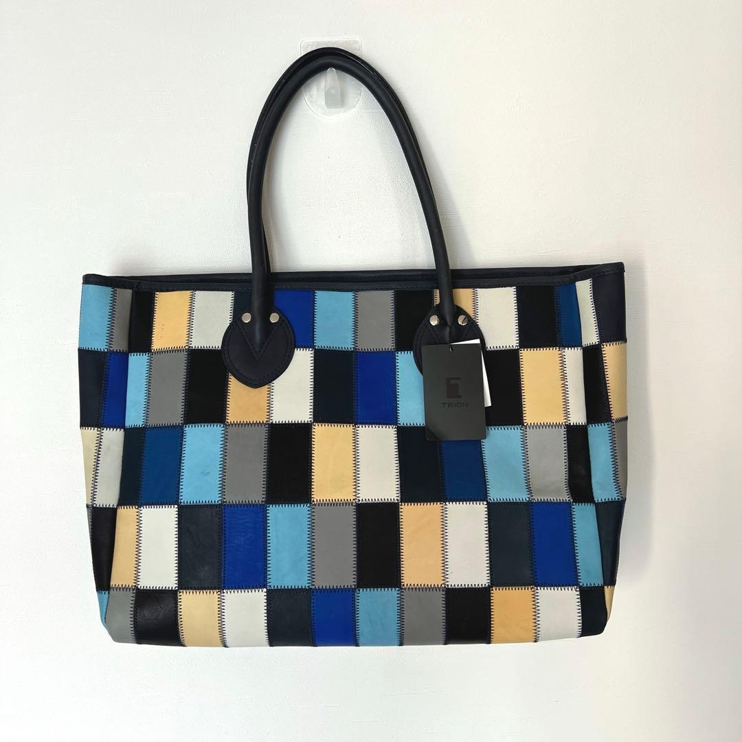 新品！TRIONトライオン トートバッグ 横型マルチカラー PANELシリーズ