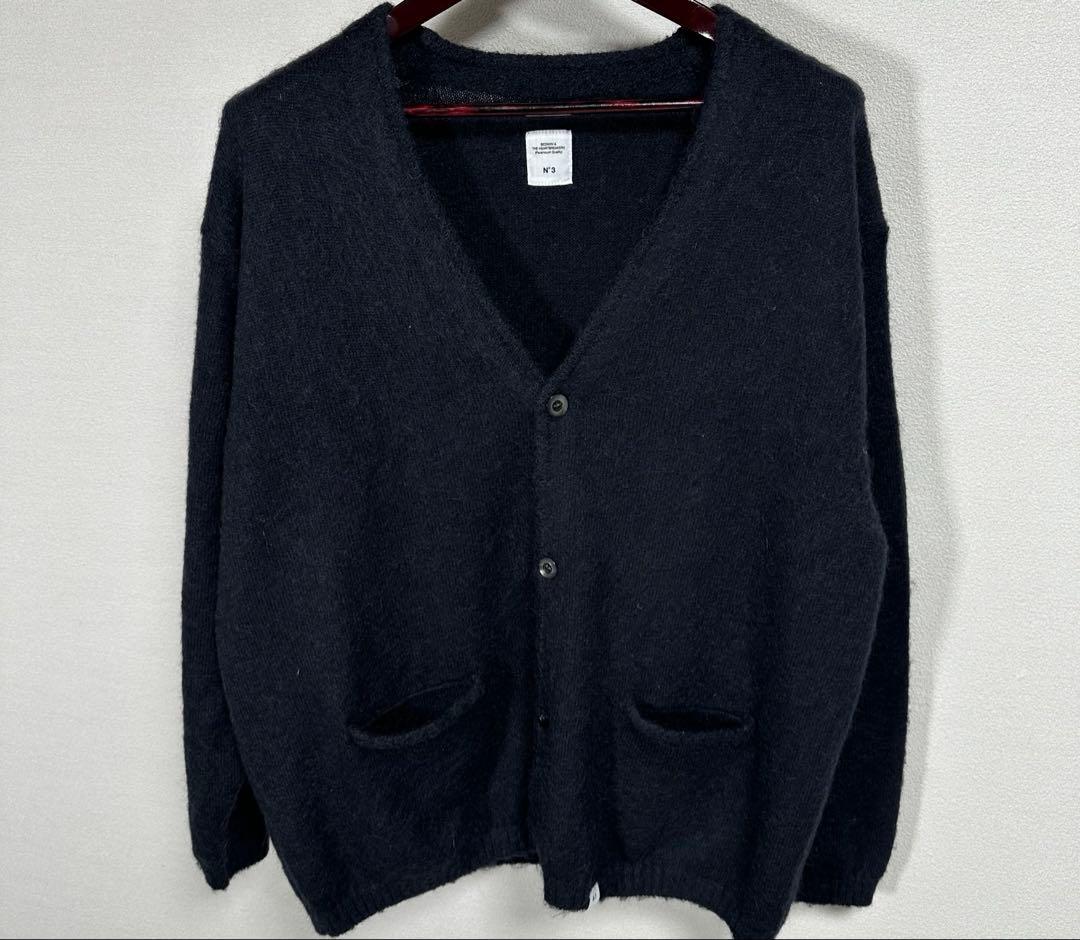 ベドウィン モヘア モヘヤ カーディガン ブラック 黒 サイズ3
