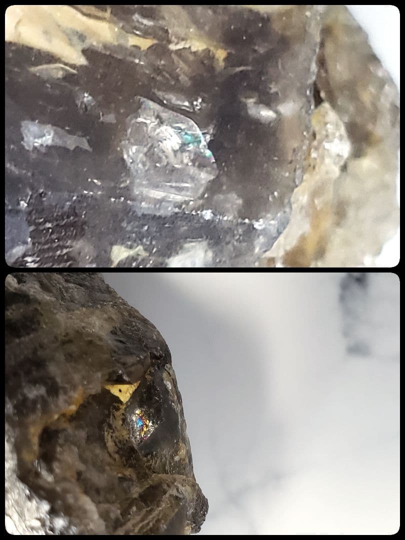 【希少/骸骨水晶】天使からの贈りもの/スモーキーエレスチャルクォーツ