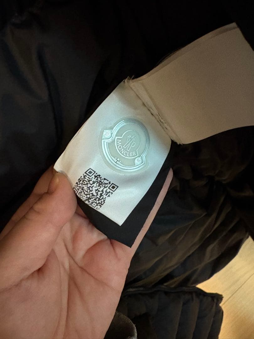 モンクレール　khloe クロエ　リアルファーダウン サイズ0 ブラック