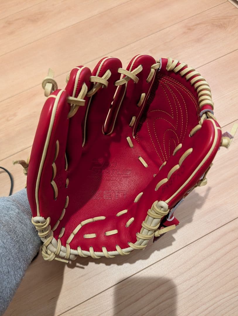 【未使用品】ZETTプロステイタス　軟式用投手オーダーグローブ