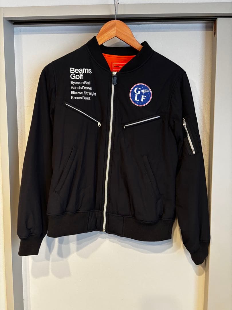 Beams Golf ブラック MA-1 ブルゾン