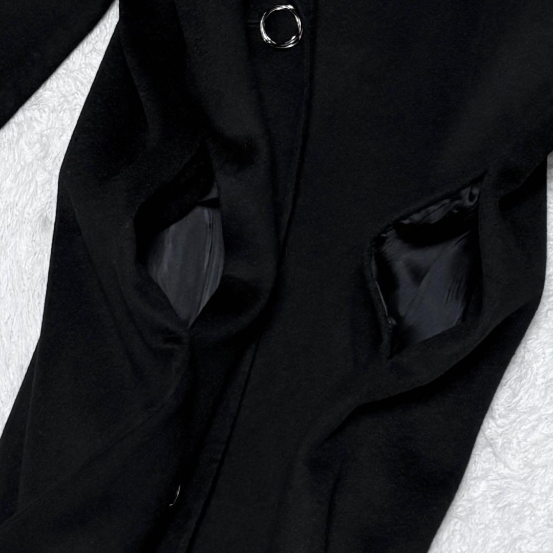 【美品】ロロピアーナ 大きいサイズ カシミヤ リバーコート 上品 高級