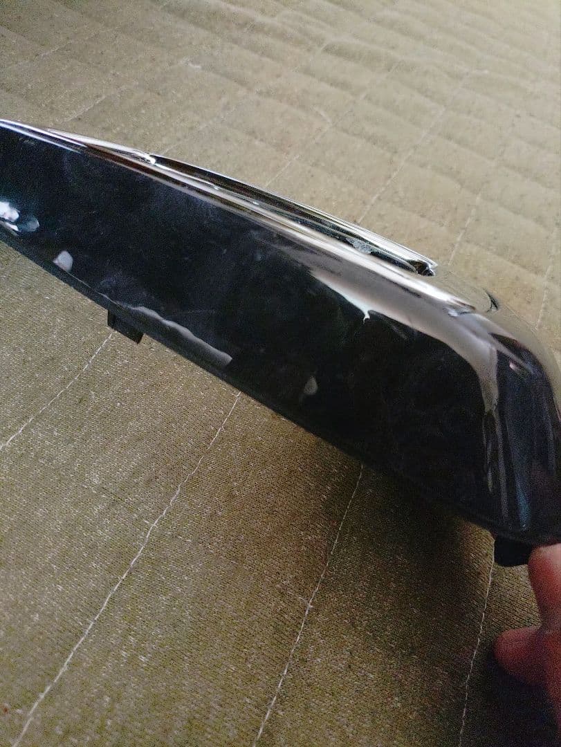 ミラジーノ　シフトパネル　黒木目