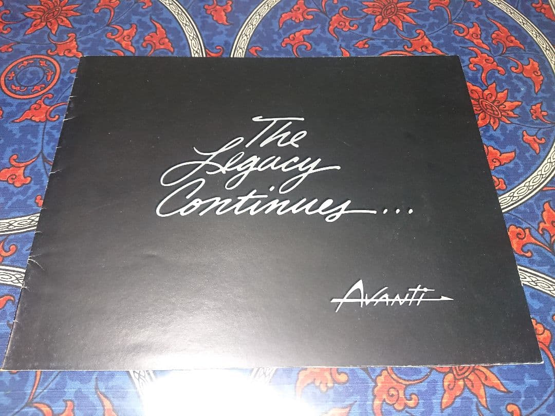 希少車 アヴァンティⅡ 本カタログ avanti Ⅱ brochure