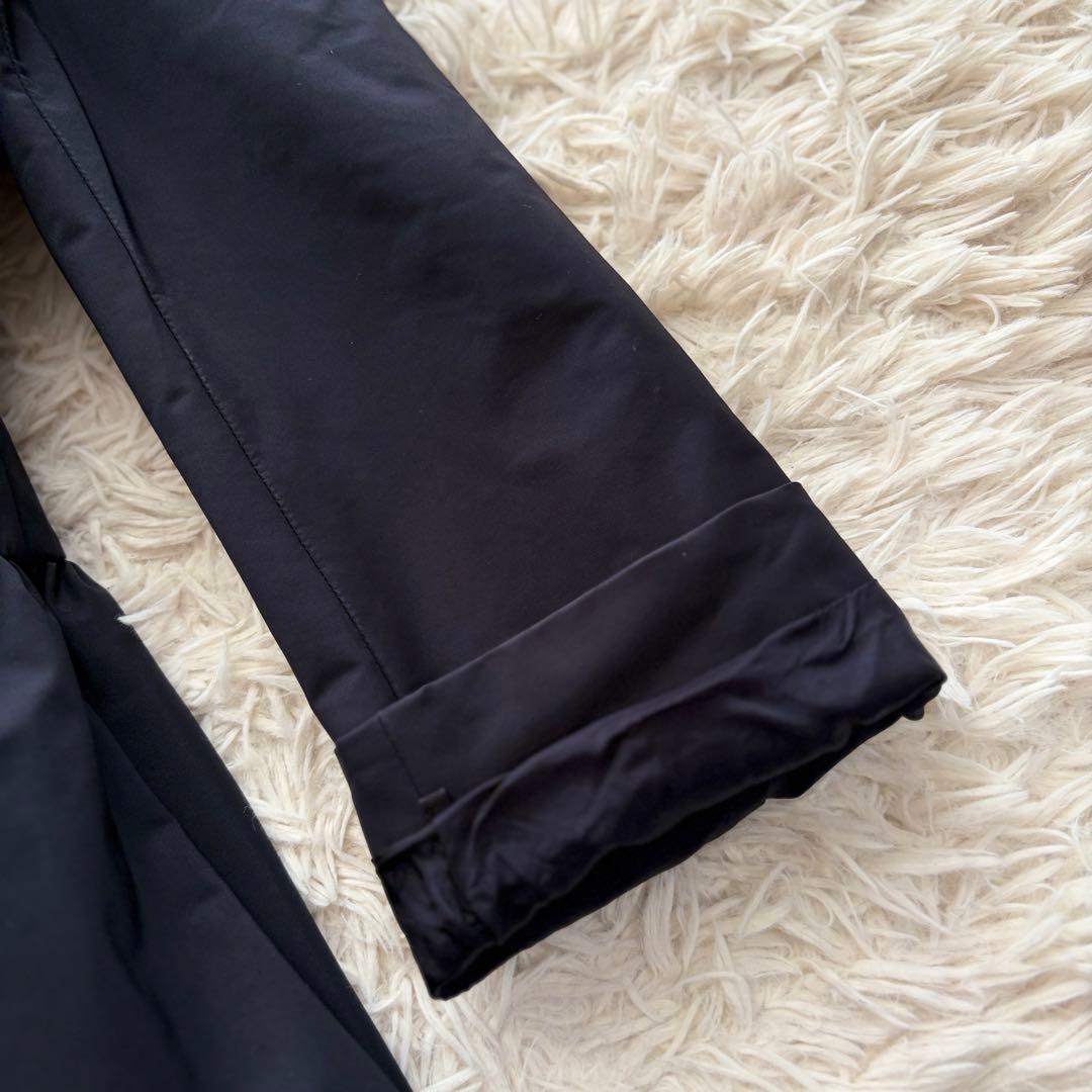 【訳アリ格安✨】M'S GRACYスプリングコート フリル フード ナイロン 紺