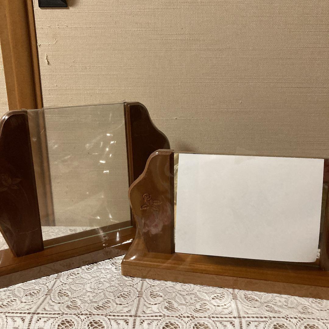 マニー　木製フォトフレーム&ミラーセット