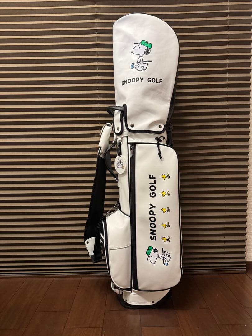 スヌーピーゴルフスタンド式キャディバッグ