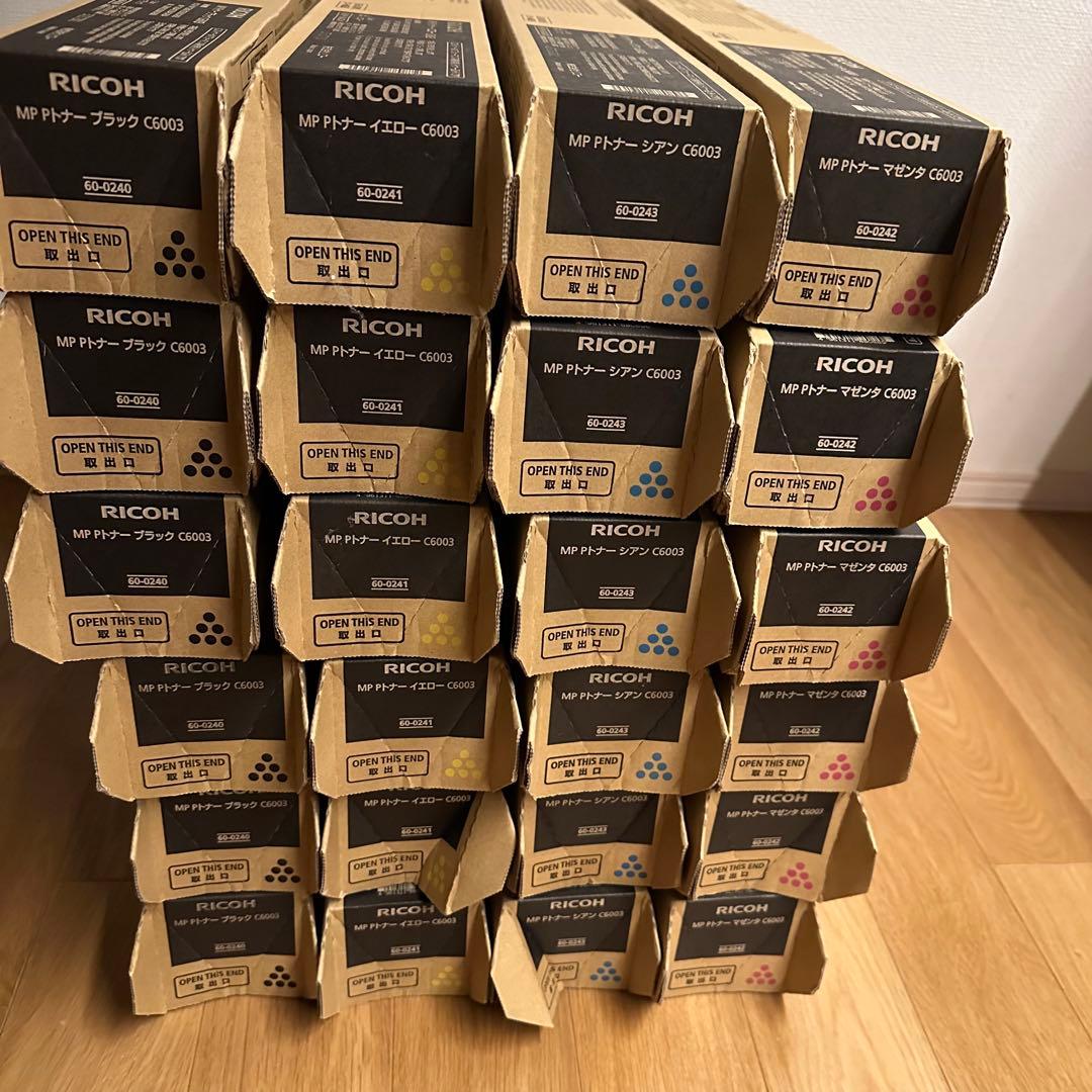 【新品未使用】リコー MP Pトナー C6003 24本（6セット）