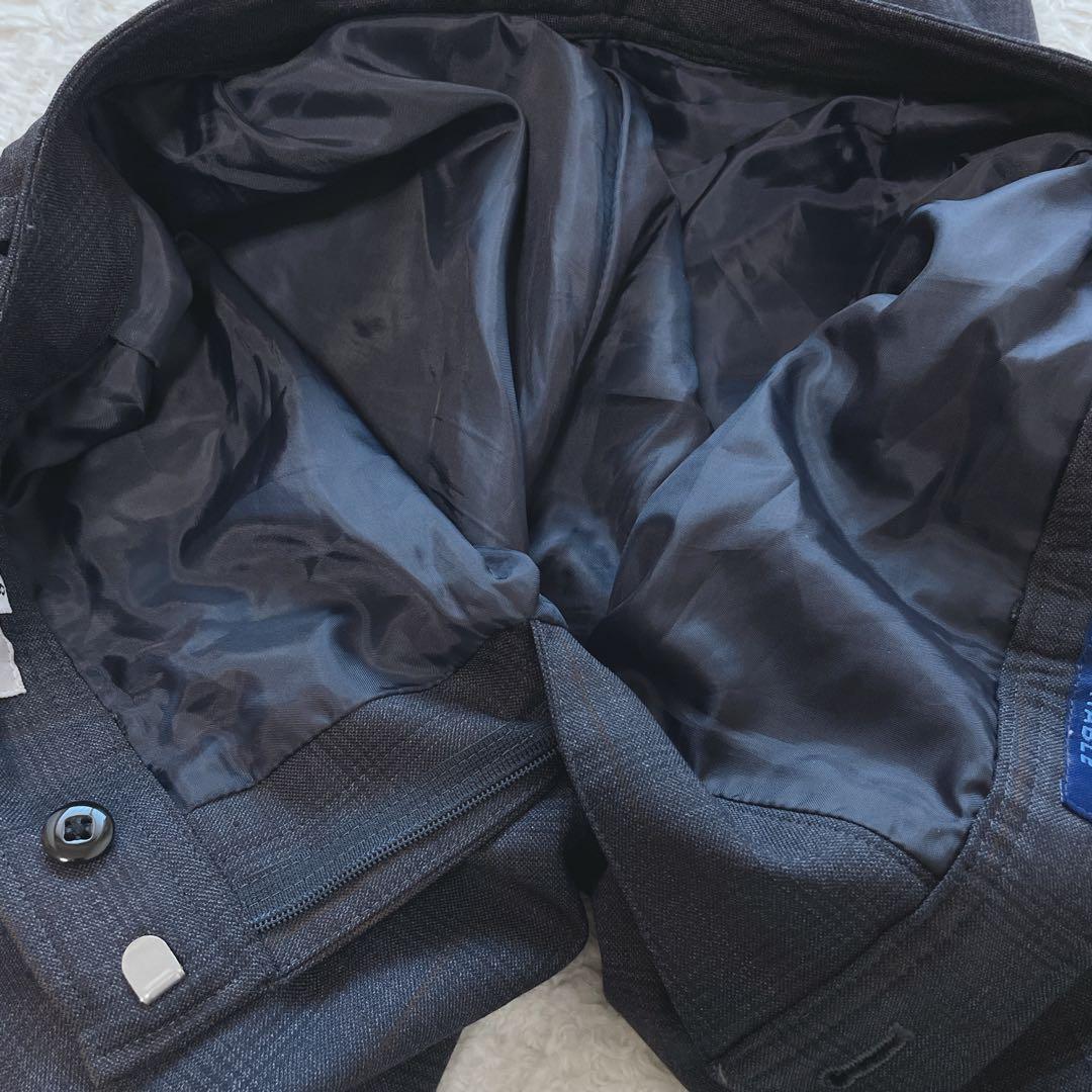 オリヒカ ストレッチ ワンボタン パンツスーツ チェック柄 洗濯可