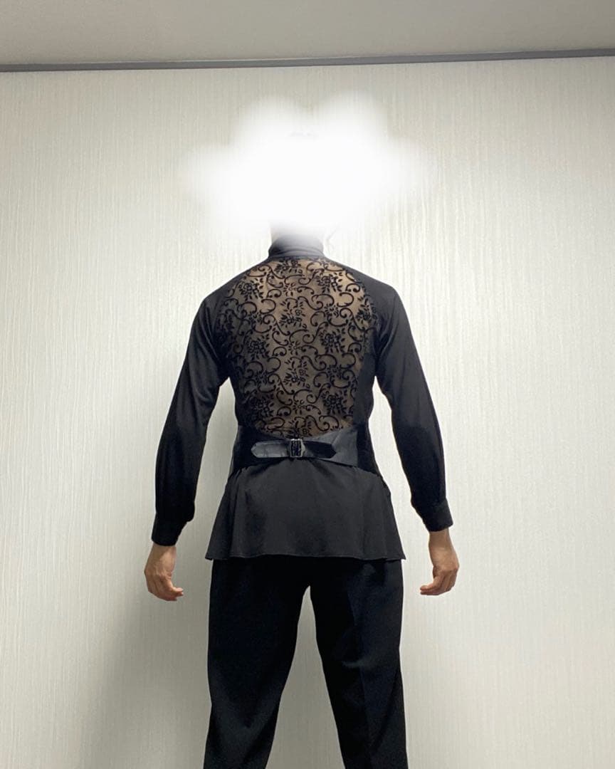 【新品ラテシャツ】社交ダンス競技用ラテンアメリカンシャツ