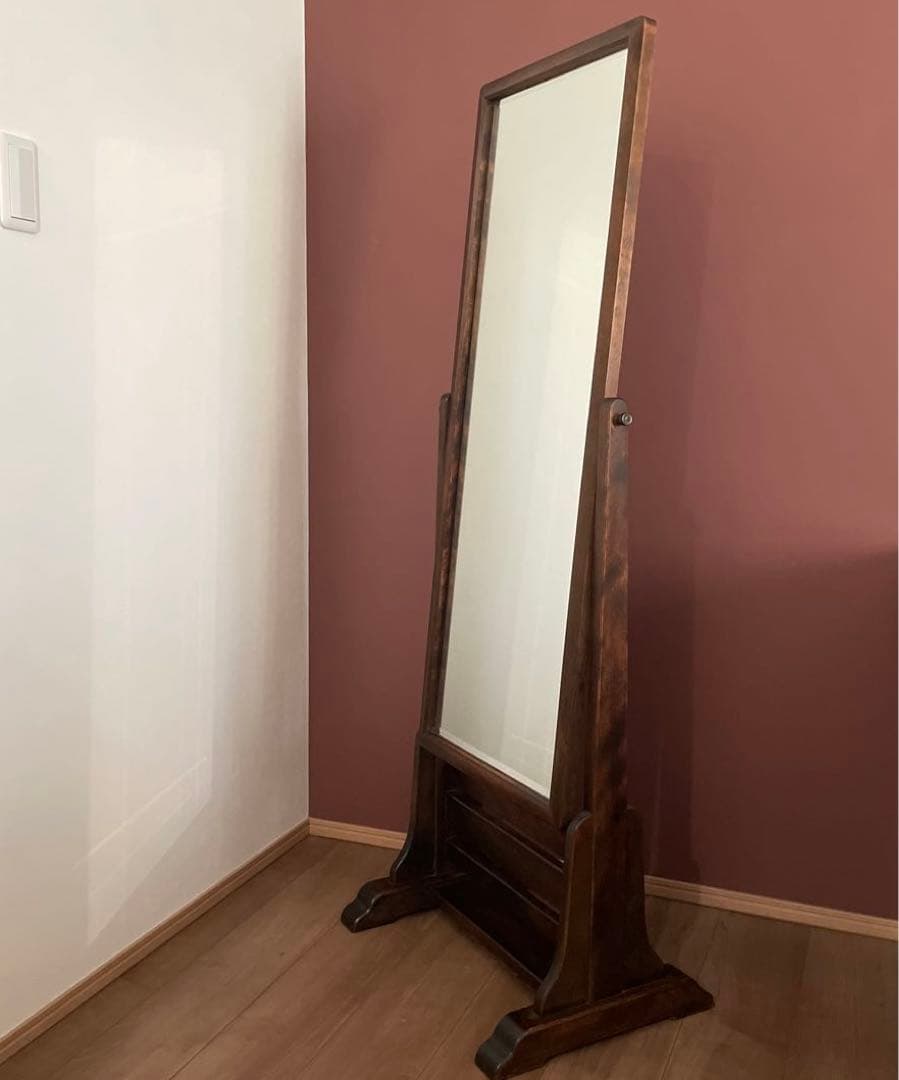 北海道民芸家具 姿見 北海道民藝家具 鏡