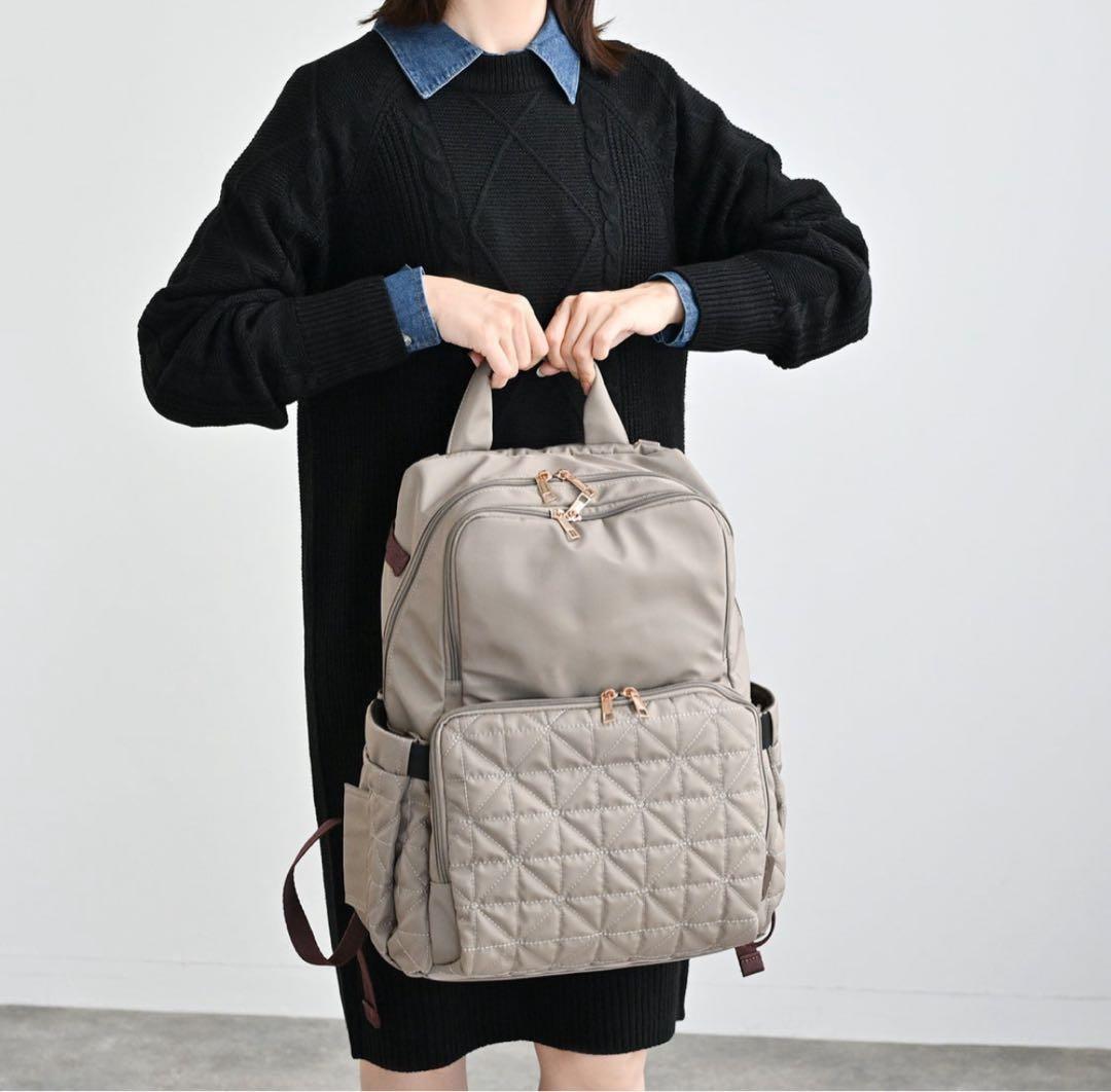 【新品】 MUMU & Co. 史上最強の多機能 リュック マザーズ ベージュ