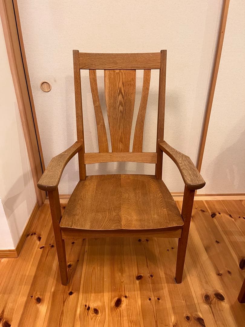 オークヴィレッジ　チェア　肘付き椅子　oak village