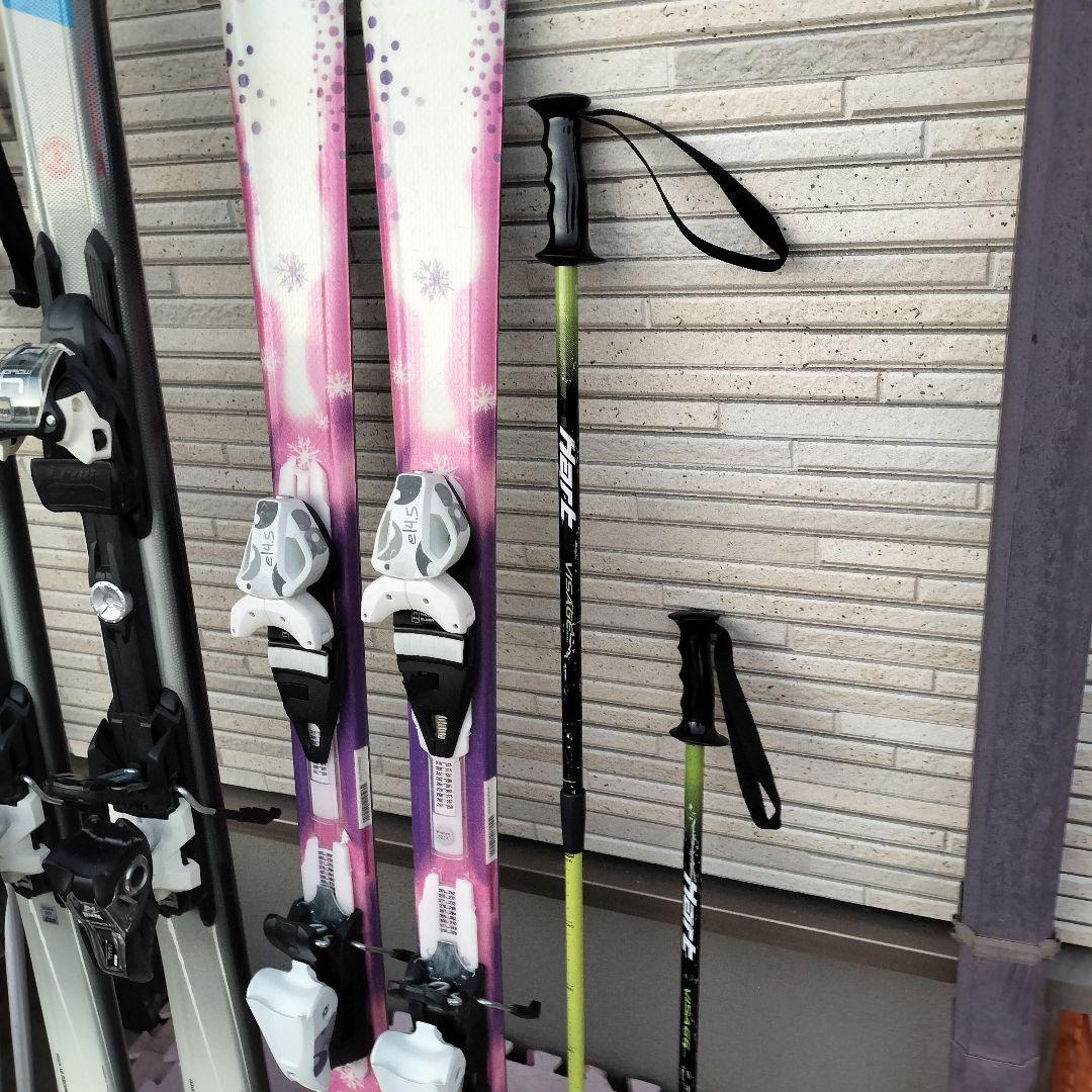 Elan Lil Magic 130cm 調整ビンディング　伸縮ストック付