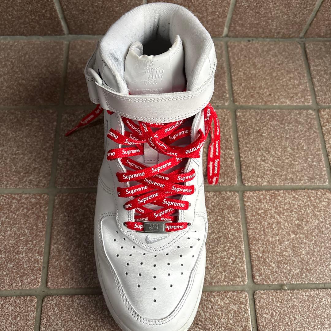 Supreme x Nike Air Force 1 スニーカー ホワイト