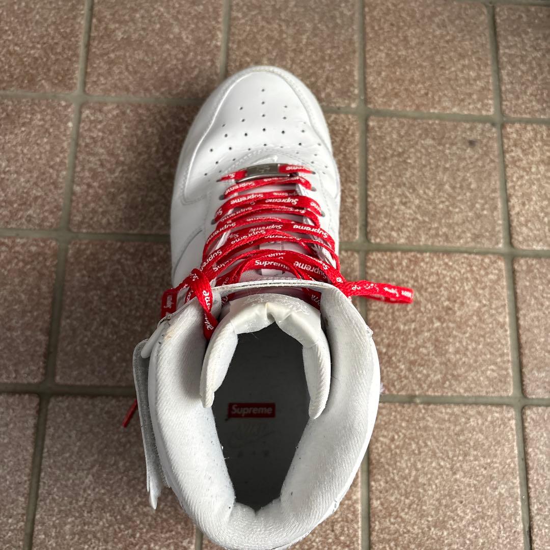 Supreme x Nike Air Force 1 スニーカー ホワイト